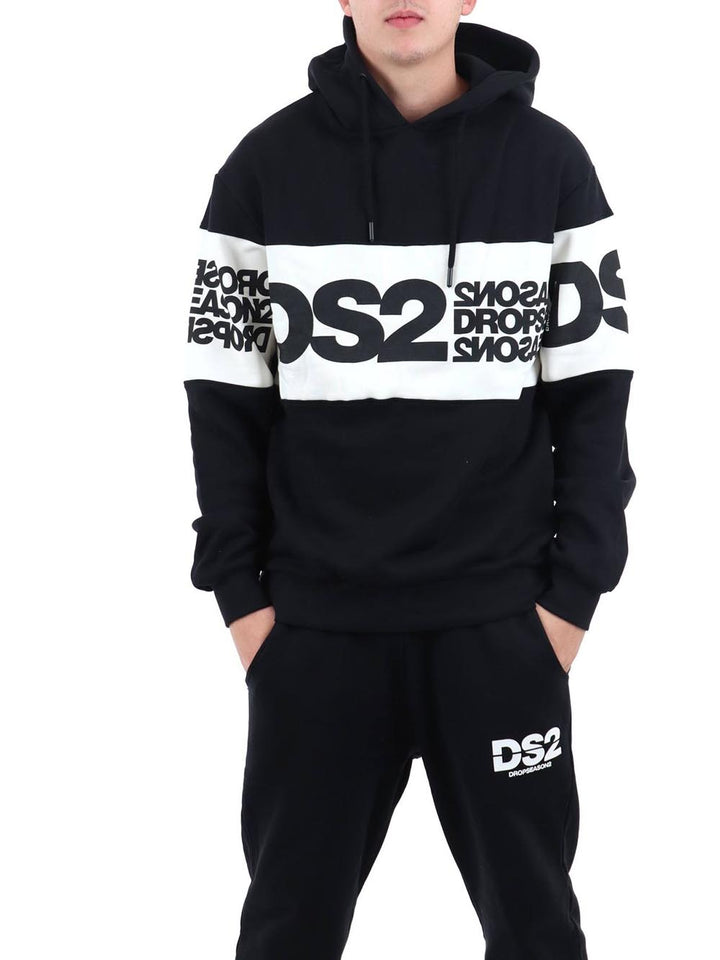 Ds2 Felpa Uomo F62a368 Nero panna