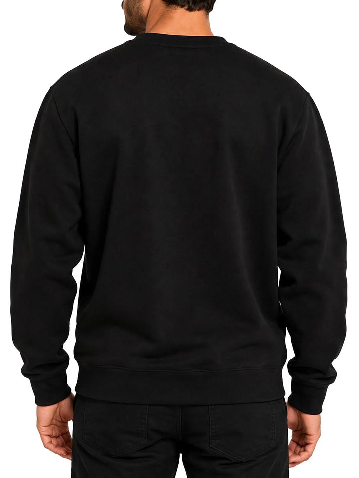 girocollo logata Ds2 Felpa Uomo F62a387 Nero