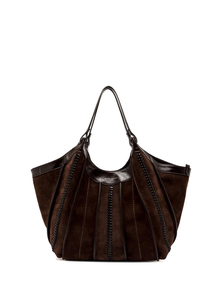 DUA Gianni Chiarini Borsa a Spalla Donna Bs 12750/comm CM-Ralph Marrone scuro