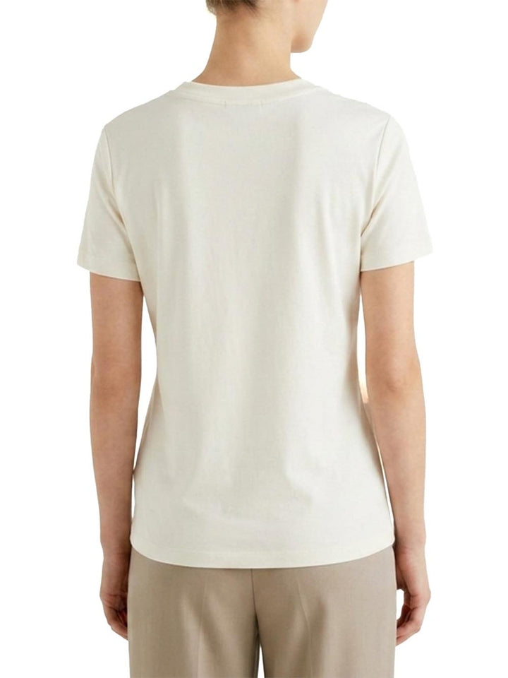 CHARA SS TEE Guess T-shirt Donna V6yi02 K4259 Panna