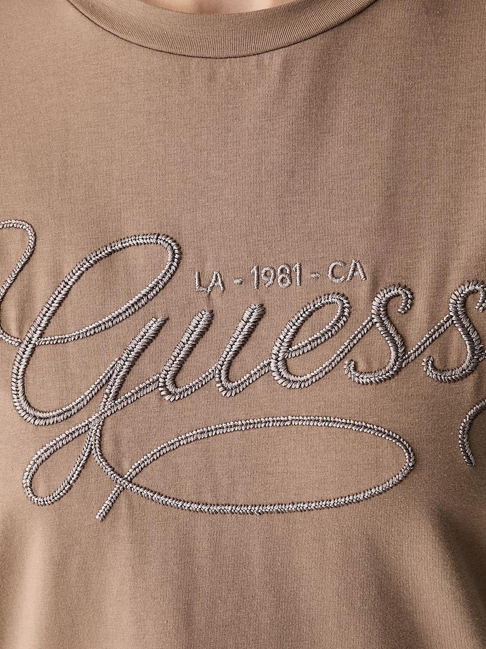 SYRMA CN SS T-SHIRT Guess T-shirt Donna V6yi17 K4319 Marrone