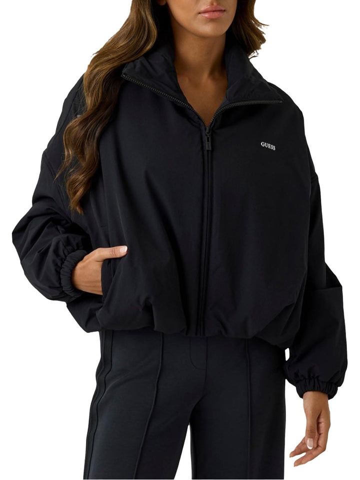 RHEA PADDED ZIP JACKET Guess Giubbino Donna V6yl10 W2868 Nero