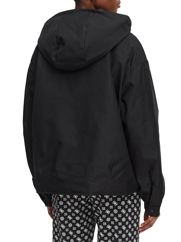 OLYMPE ZIPPED HOODIE JACKET Guess Giubbino Donna V6yl11 W2871 Nero