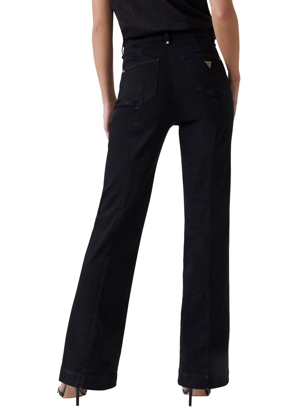 NEW FAYE PANT Guess Jeans Donna W5ra0p D4pz1 Nero