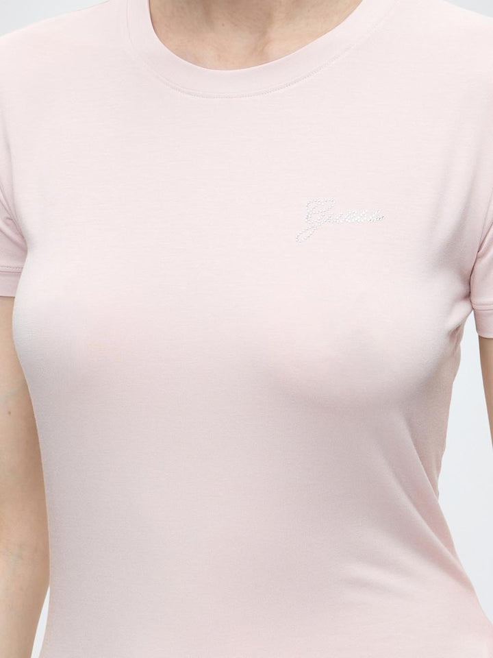 Guess T-shirt Donna W6yi12 K3751 Rosa cipria