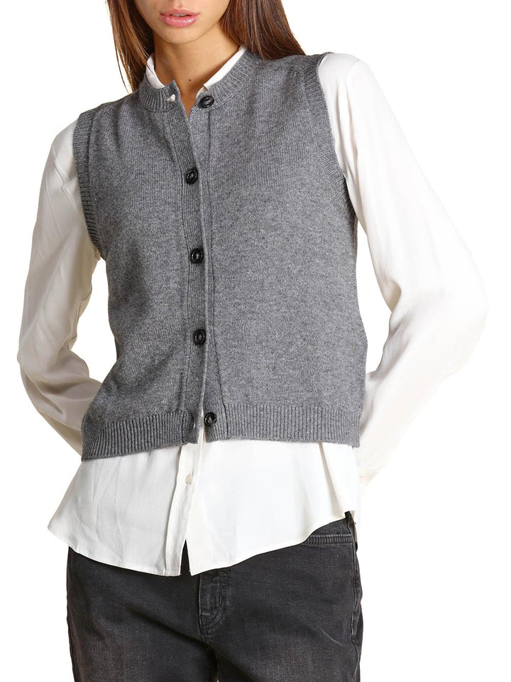 ibl superbo I blues Gilet Donna 2627356071 Grigio