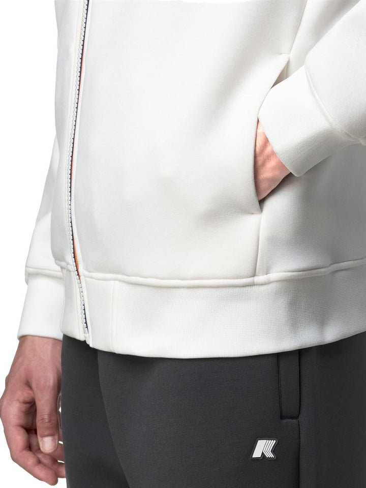 RAINER SPACER K-Way Felpa Uomo K2141dw Bianco