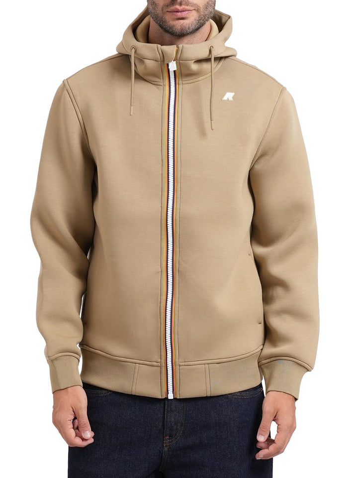 RAINER SPACER K-Way Felpa Uomo K2141dw Beige