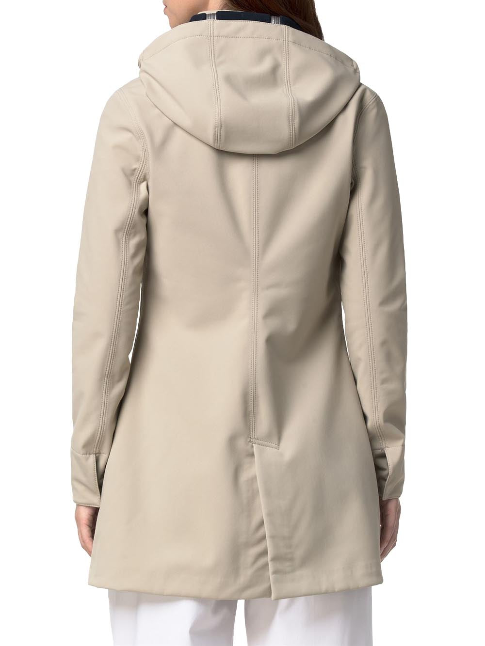 MATHY BONDED K-Way Giubbino Donna K2148bw Beige/blu