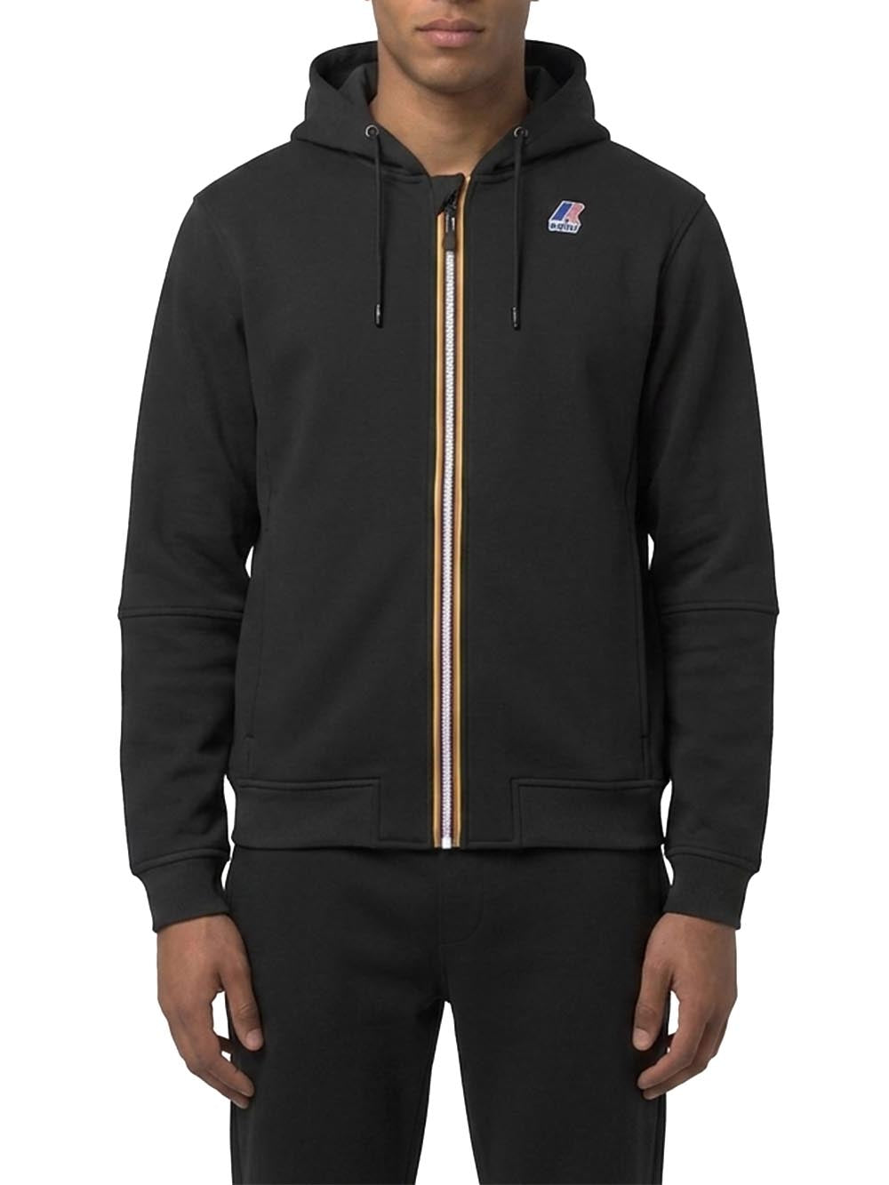 PROSPER BRUSHED PC K-Way Felpa Uomo K4147lw Nero
