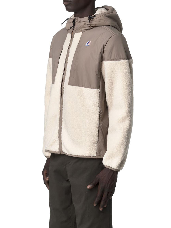 SAMSON 4.0 ORSETTO K-Way Felpa Uomo K5122sw Beige/Ecru