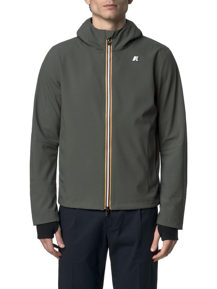 JACKO BONDED K-Way Giubbino Uomo K6131bw Verde/blu