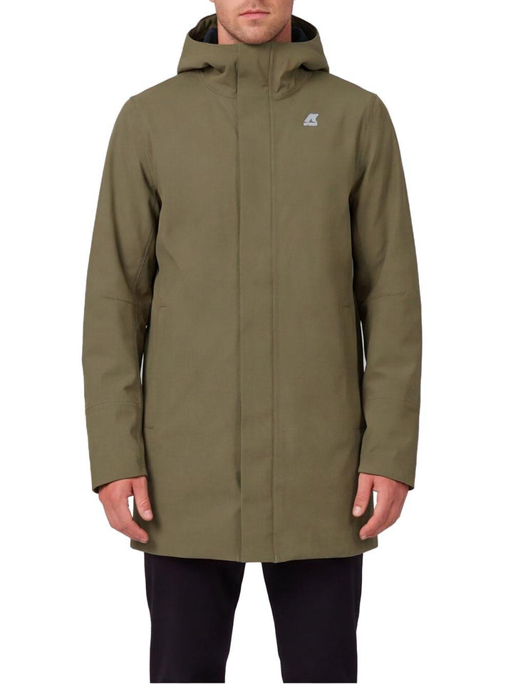 MARLYN BONDED K-Way Giubbino Uomo K7126uw Verde militare/Blu