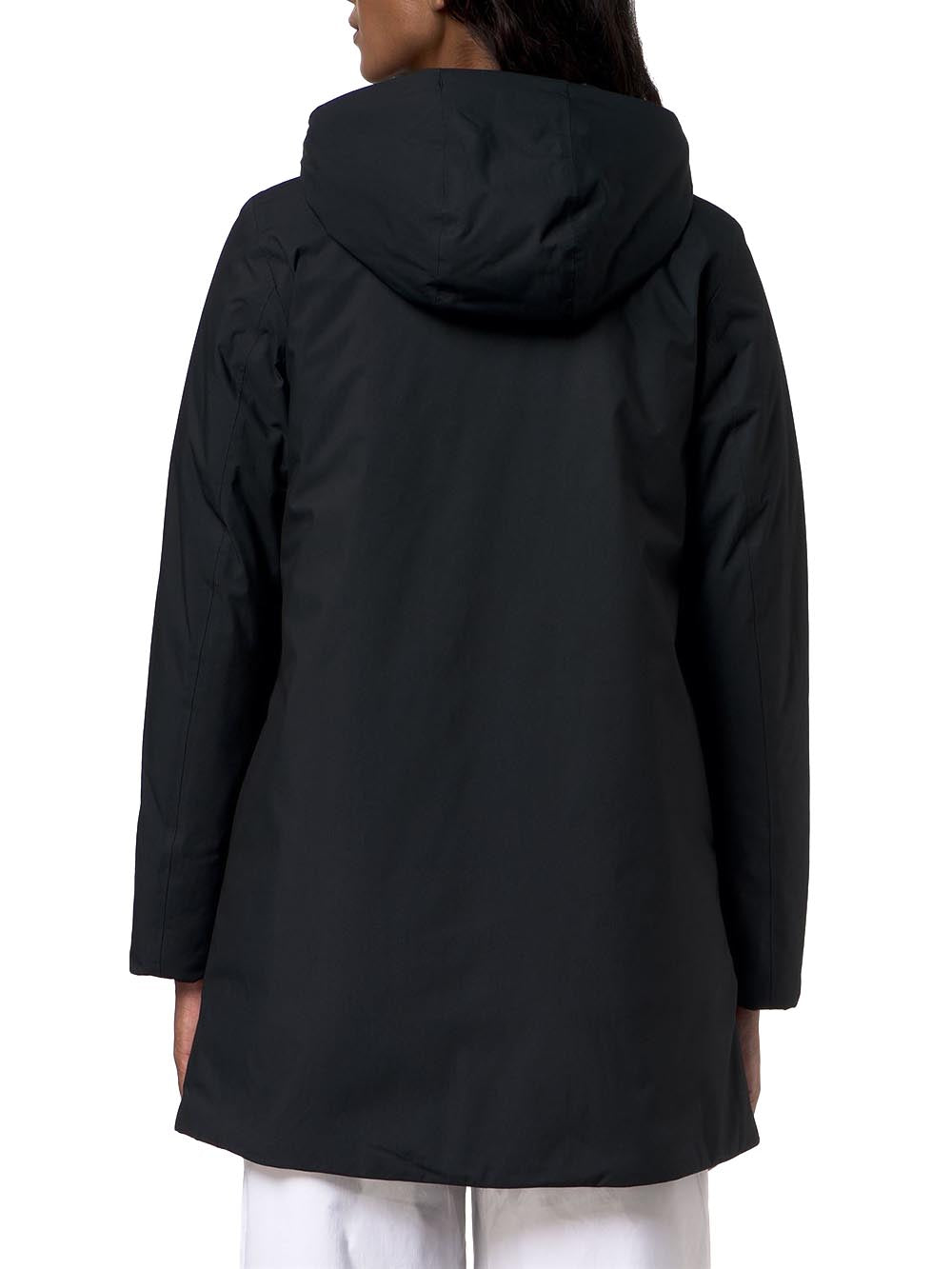 SOPHIE TWILL SOFT BEAVER K-Way Giubbino Donna K8144cw Nero/grigio