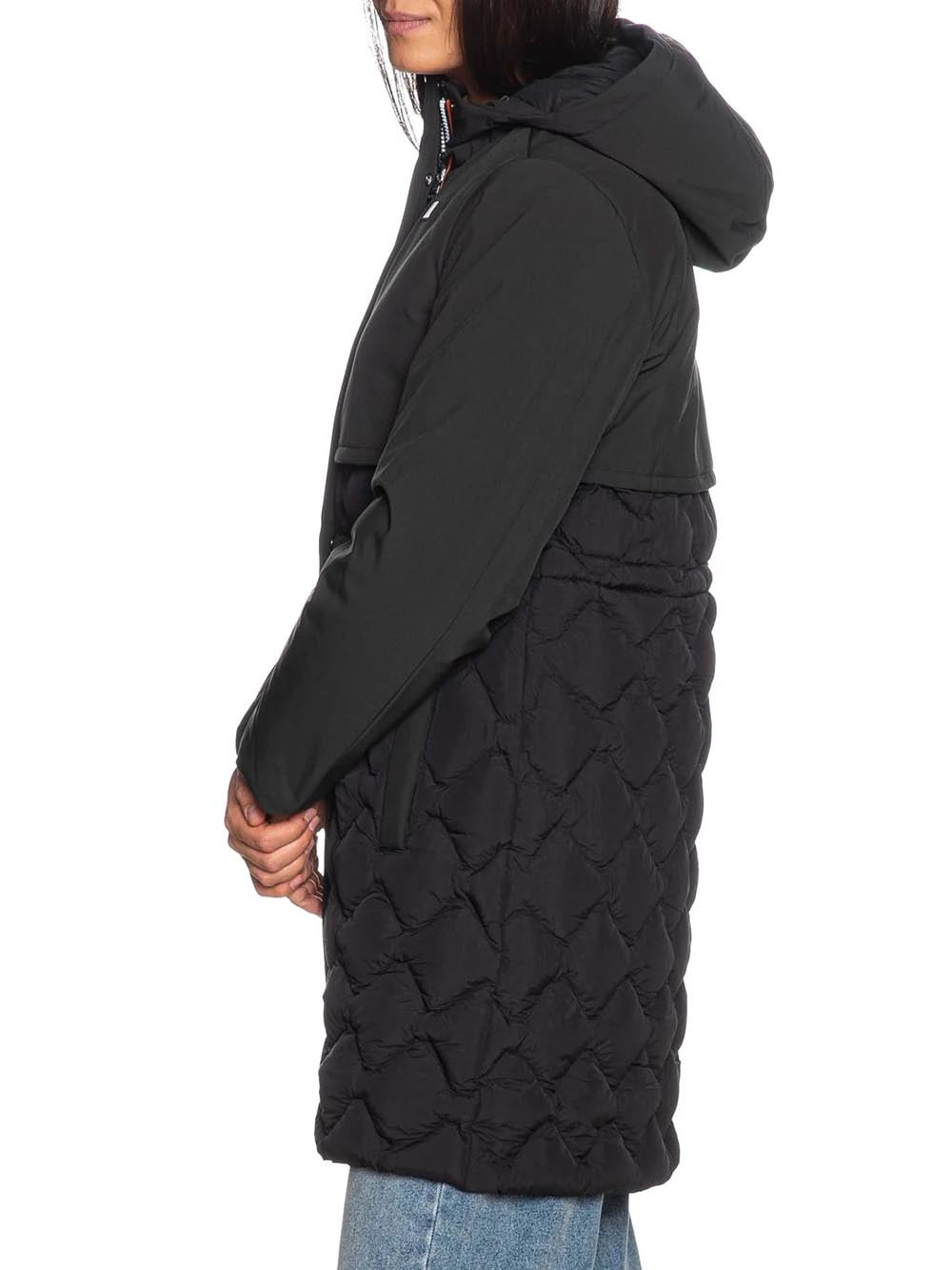 SIPHELLE HYBRID WARM SHELL K-Way Giubbino Donna K8161ew Nero
