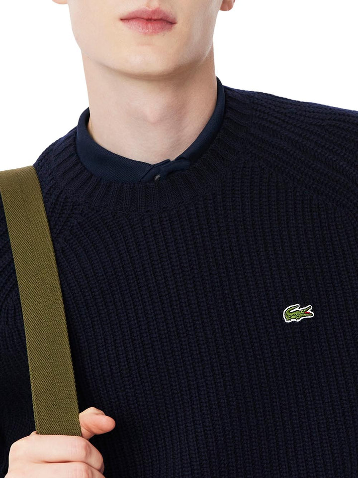 Lacoste Maglione Uomo Ah3142 Blu