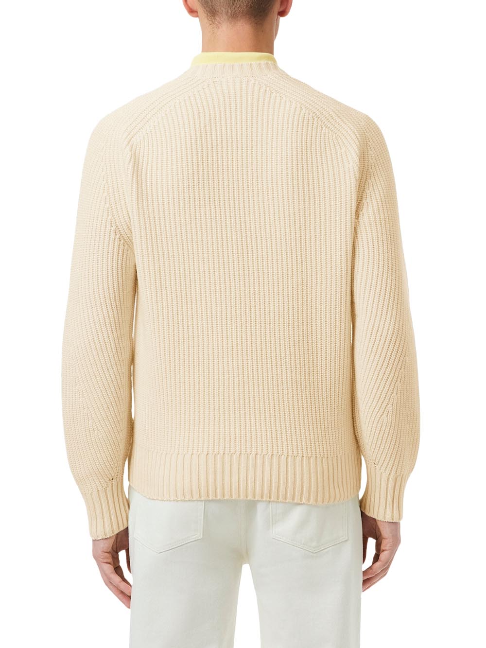 Lacoste Maglione Uomo Ah3142 Panna