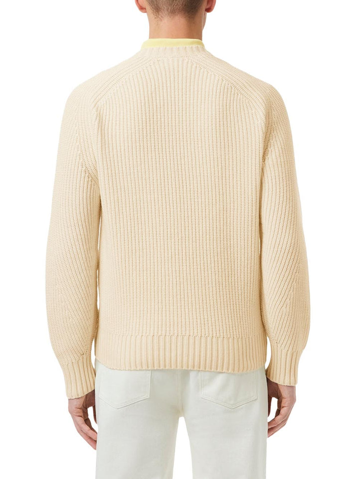 Lacoste Maglione Uomo Ah3142 Panna