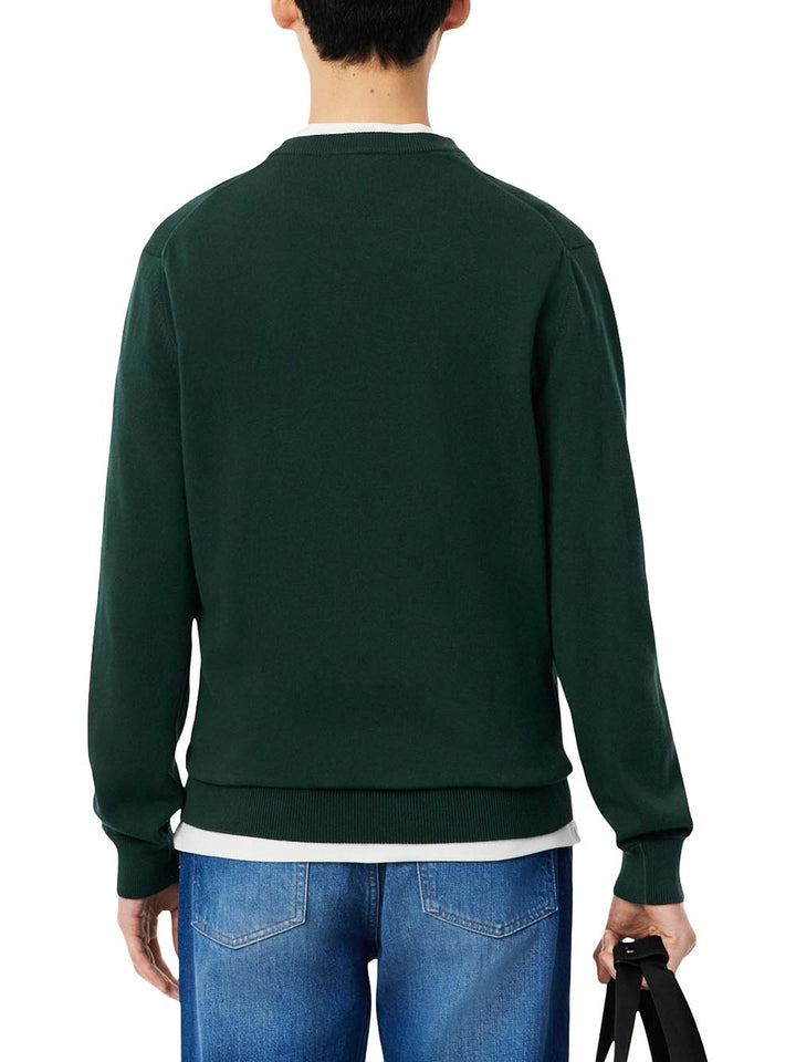 Lacoste Pullover Uomo Ah3225 Verde foresta