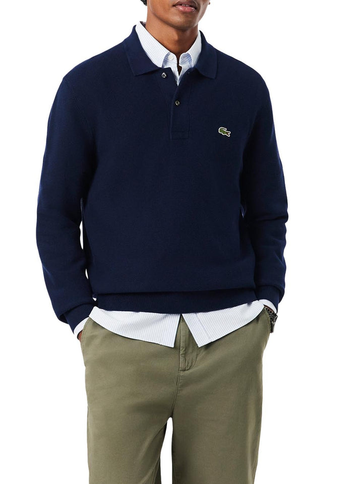 Lacoste Pullover Uomo Ah9904 Blu