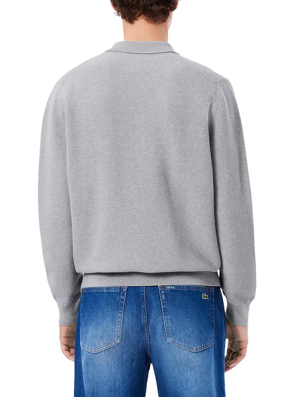 Lacoste Polo Uomo Ah9904 Grigio