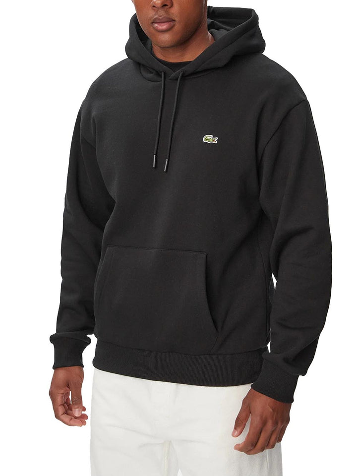 Lacoste Felpa Uomo Sh8863 Nero