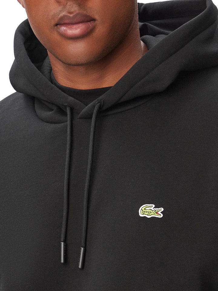 Lacoste Felpa Uomo Sh8863 Nero