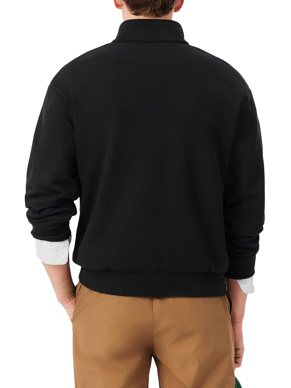 Lacoste Felpa Uomo Sh8866 Nero