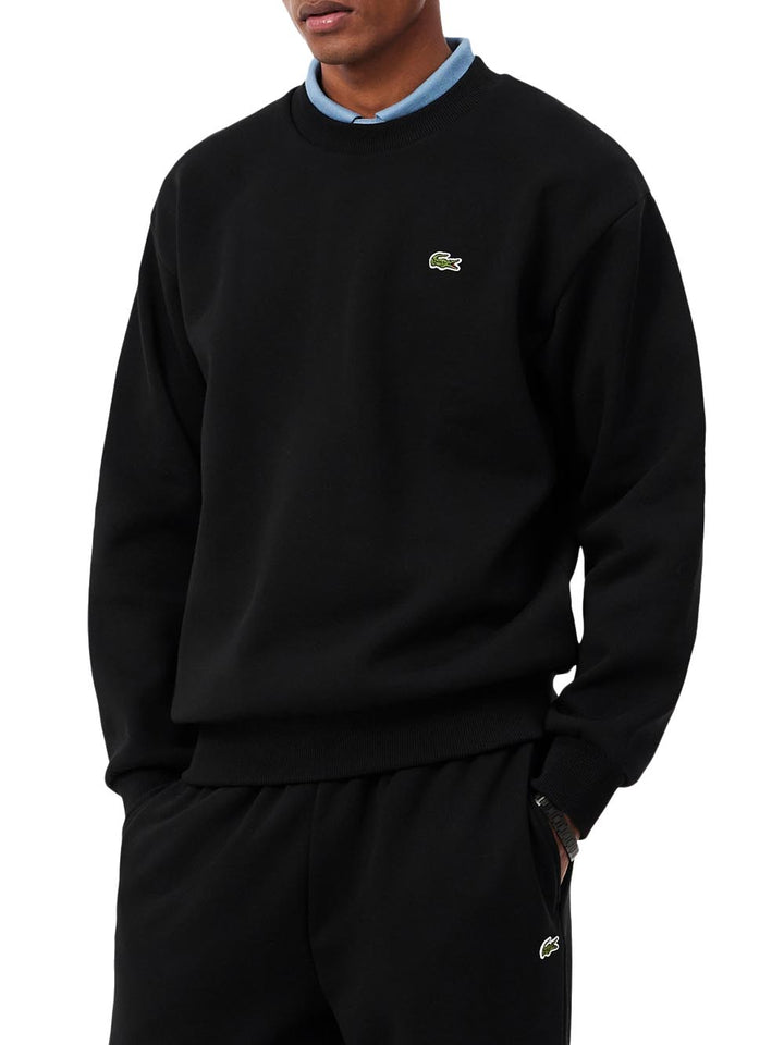 Lacoste Felpa Uomo Sh8868 Nero
