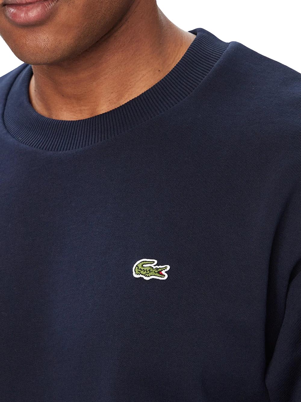 Lacoste Felpa Uomo Sh8868 Blu