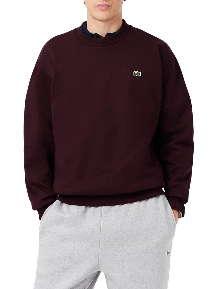 Lacoste Felpa Uomo Sh8868 Vinaccio