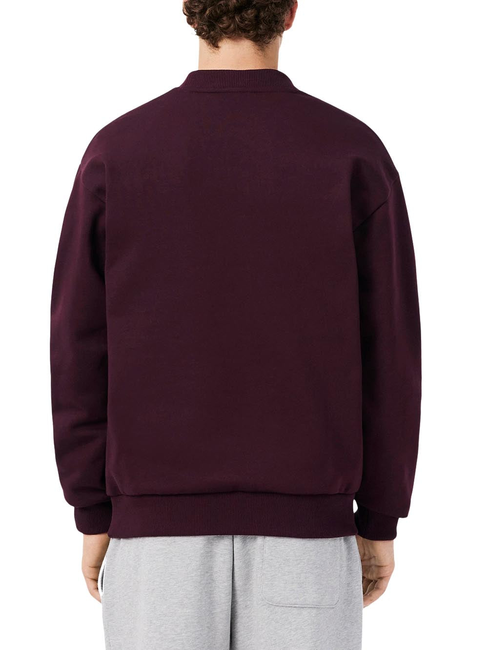 Lacoste Felpa Uomo Sh8868 Vinaccio
