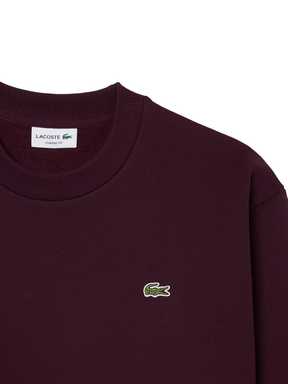 Lacoste Felpa Uomo Sh8868 Vinaccio