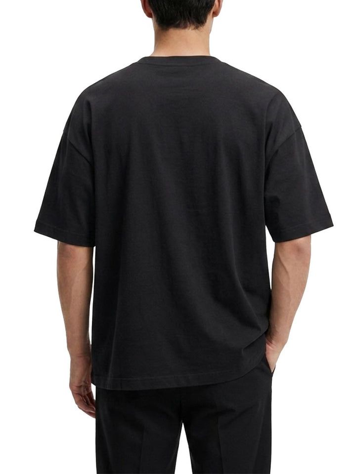 tee boxy fit hand Les Artists T-shirt Uomo 27sslats1123-121 Nero