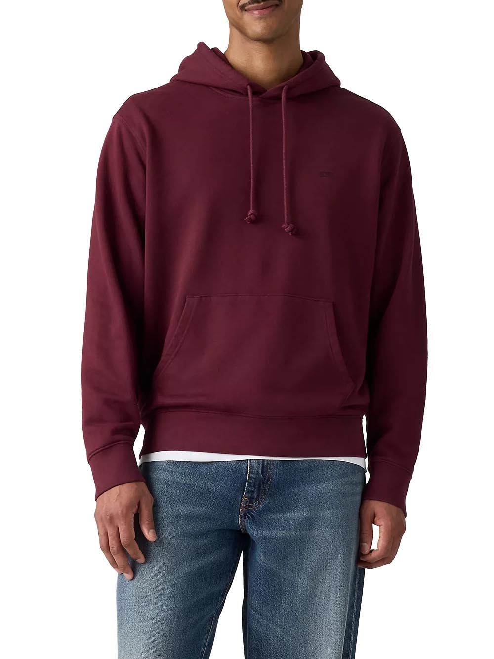 THE ORIGINAL HM HOODIE TAWNY PORT FRENCH Levi's Felpa Uomo 34581 Bordeaux