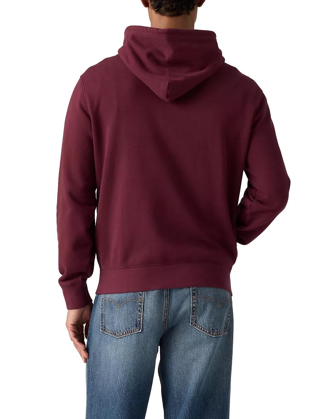 THE ORIGINAL HM HOODIE TAWNY PORT FRENCH Levi's Felpa Uomo 34581 Bordeaux