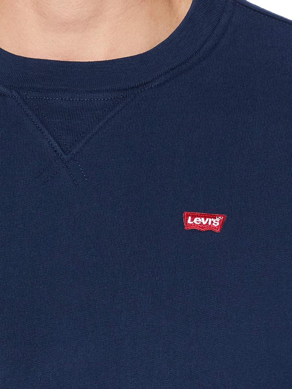 THE ORIGINAL HM CREW DEEP DEPTHS FRENCH Levi's Felpa Uomo 35909 Blu