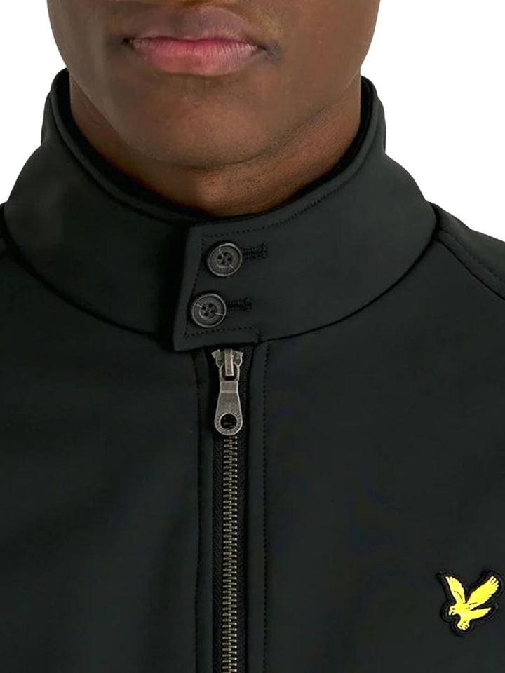 Softshell Harrington Jacket Lyle & Scott Giubbino Uomo Jk1910v Nero