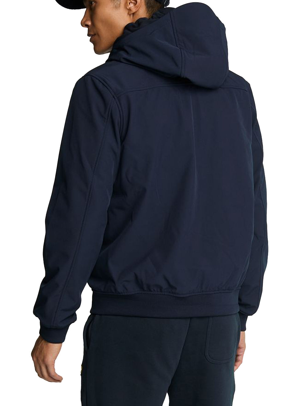 Fleece Back Softshell Jacket Lyle & Scott Giubbino Uomo Jk2110v Blu scuro