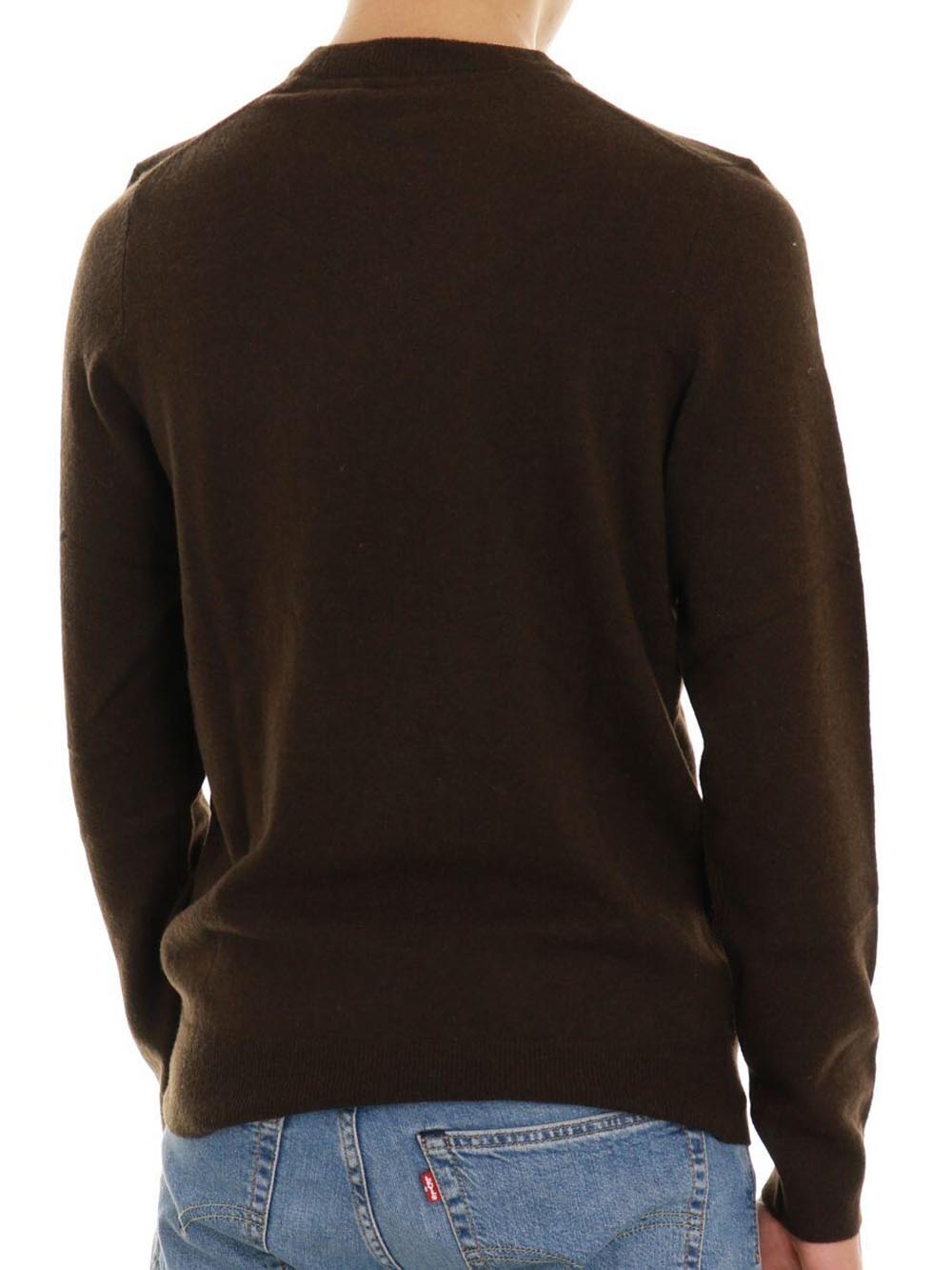 Lambswool Blend Crew Neck Jump Lyle & Scott Pullover Uomo Kn2114vc Marrone