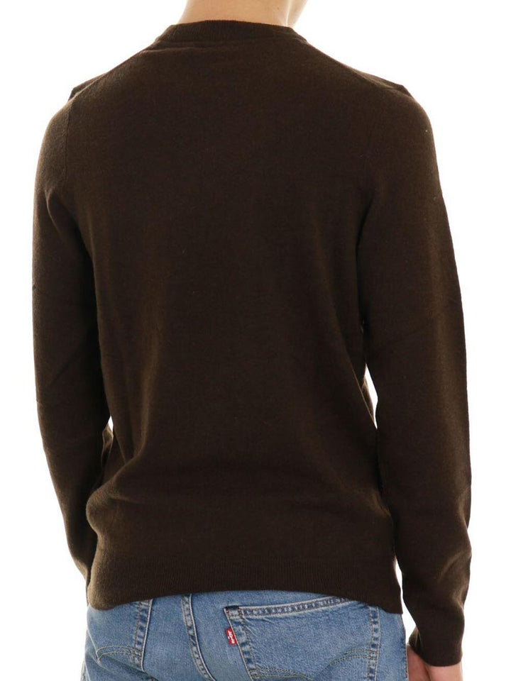 Lambswool Blend Crew Neck Jump Lyle & Scott Pullover Uomo Kn2114vc Marrone