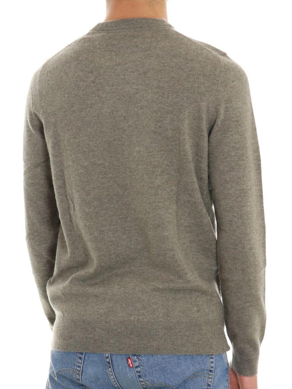 Lambswool Blend Crew Neck Jump Lyle & Scott Pullover Uomo Kn2114vc Tortora