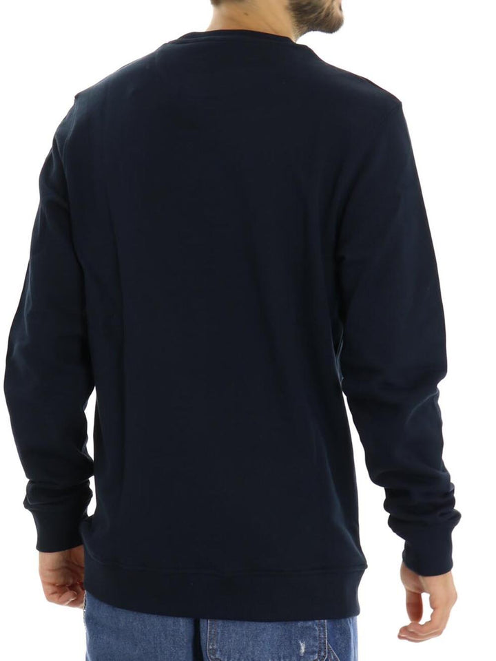 Crew Neck Brushback Sweatshirt Lyle & Scott Felpa Uomo Ml1131v Blu scuro