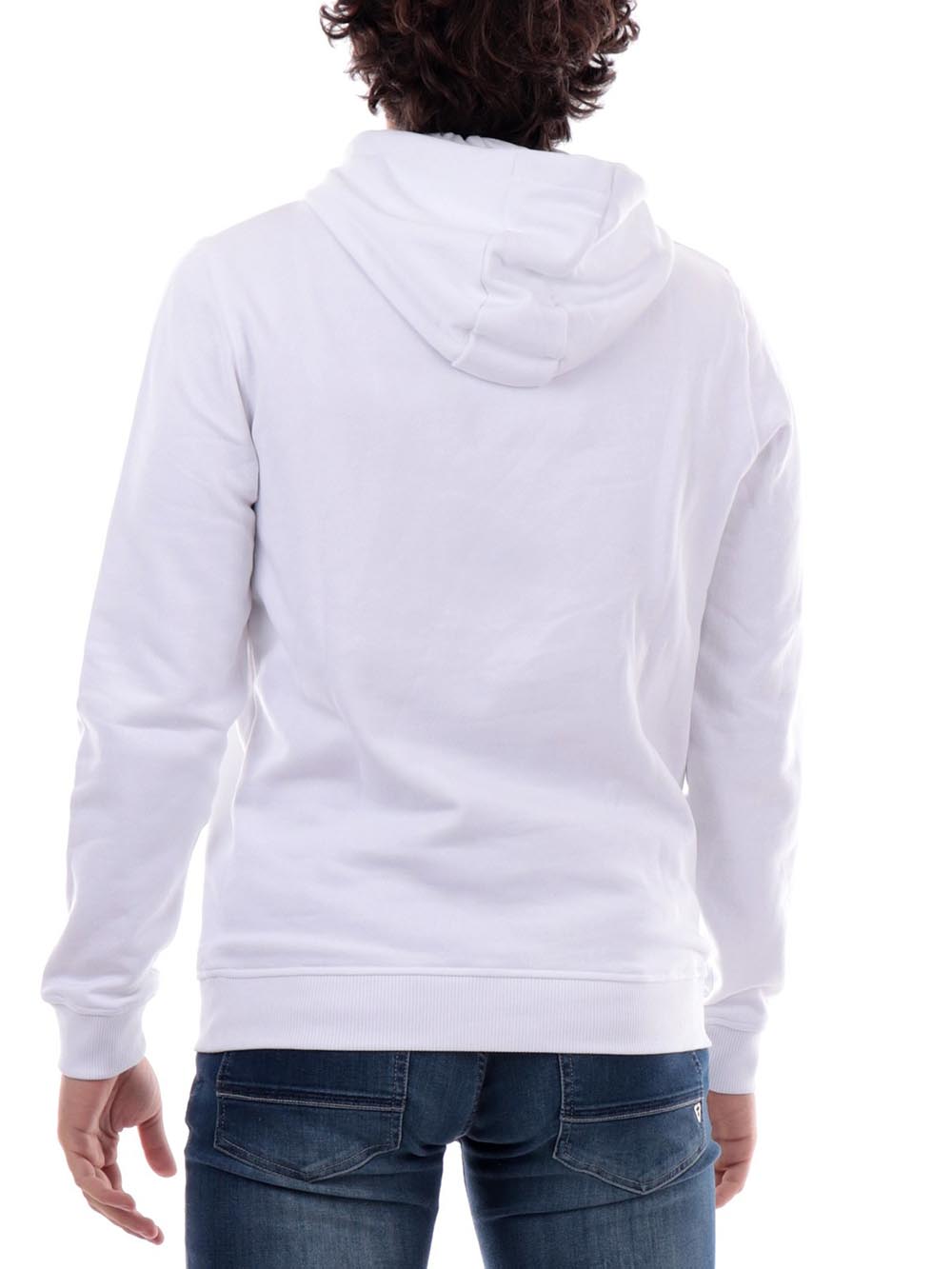 Brushback Pullover Hoodie Lyle & Scott Felpa Uomo Ml1139v Bianco