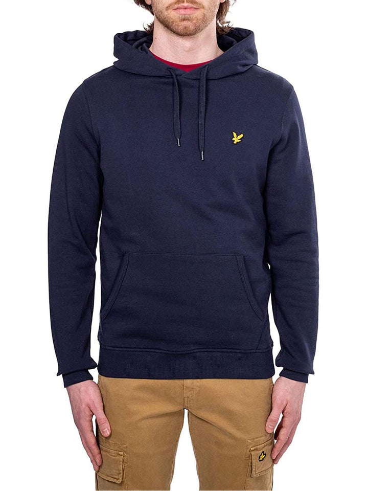Brushback Pullover Hoodie Lyle & Scott Felpa Uomo Ml1139v Blu scuro