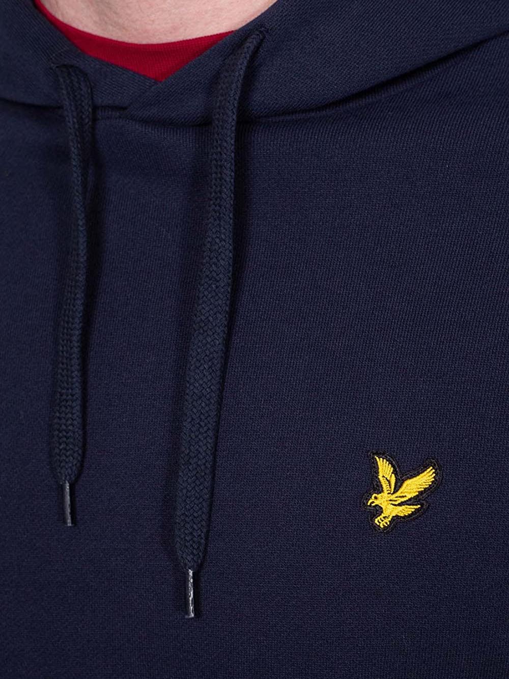 Brushback Pullover Hoodie Lyle & Scott Felpa Uomo Ml1139v Blu scuro