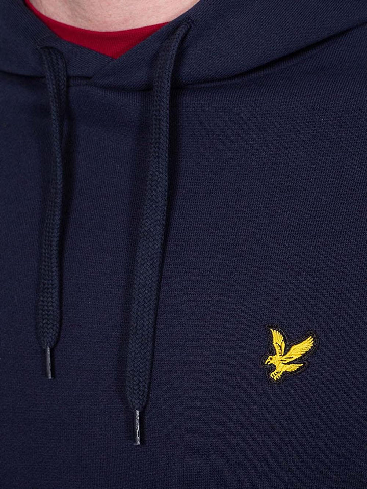 Brushback Pullover Hoodie Lyle & Scott Felpa Uomo Ml1139v Blu scuro