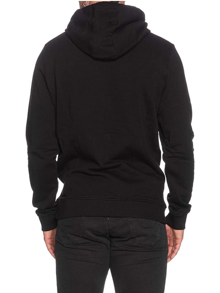 Brushback Pullover Hoodie Lyle & Scott Felpa Uomo Ml1139v Nero