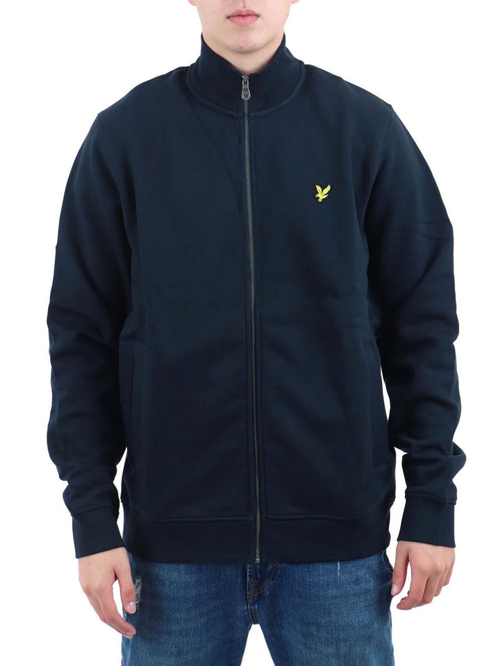 Brushback Full Zip Sweat Lyle & Scott Felpa Uomo Ml2148v Blu scuro