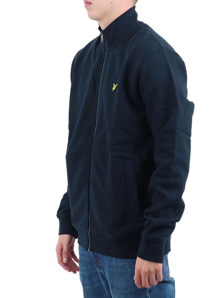 Brushback Full Zip Sweat Lyle & Scott Felpa Uomo Ml2148v Blu scuro